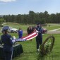 Flag-folding ceremony